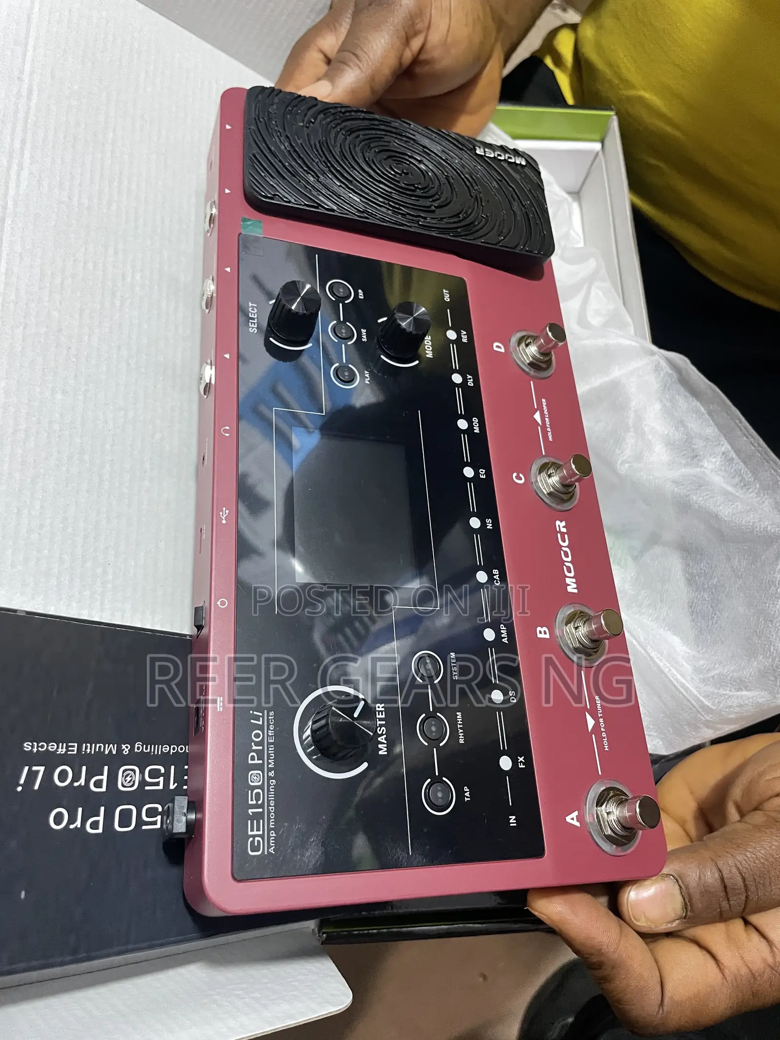 Mooer Ge150 Pro Lí Rechargeable Powered Guitar Effect