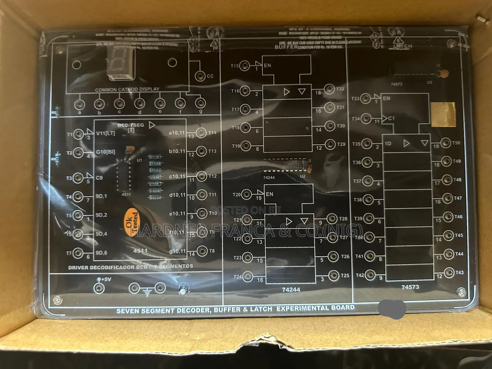 Buffer/Latch/Seven Segment Module