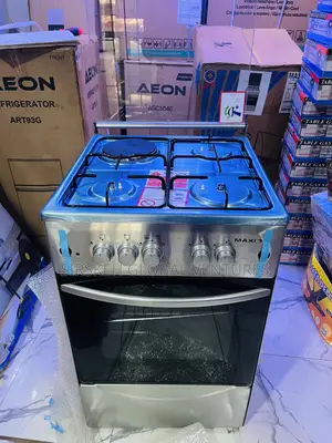 Maxi 50x50 3gas + 1e Inox Standing Cooker
