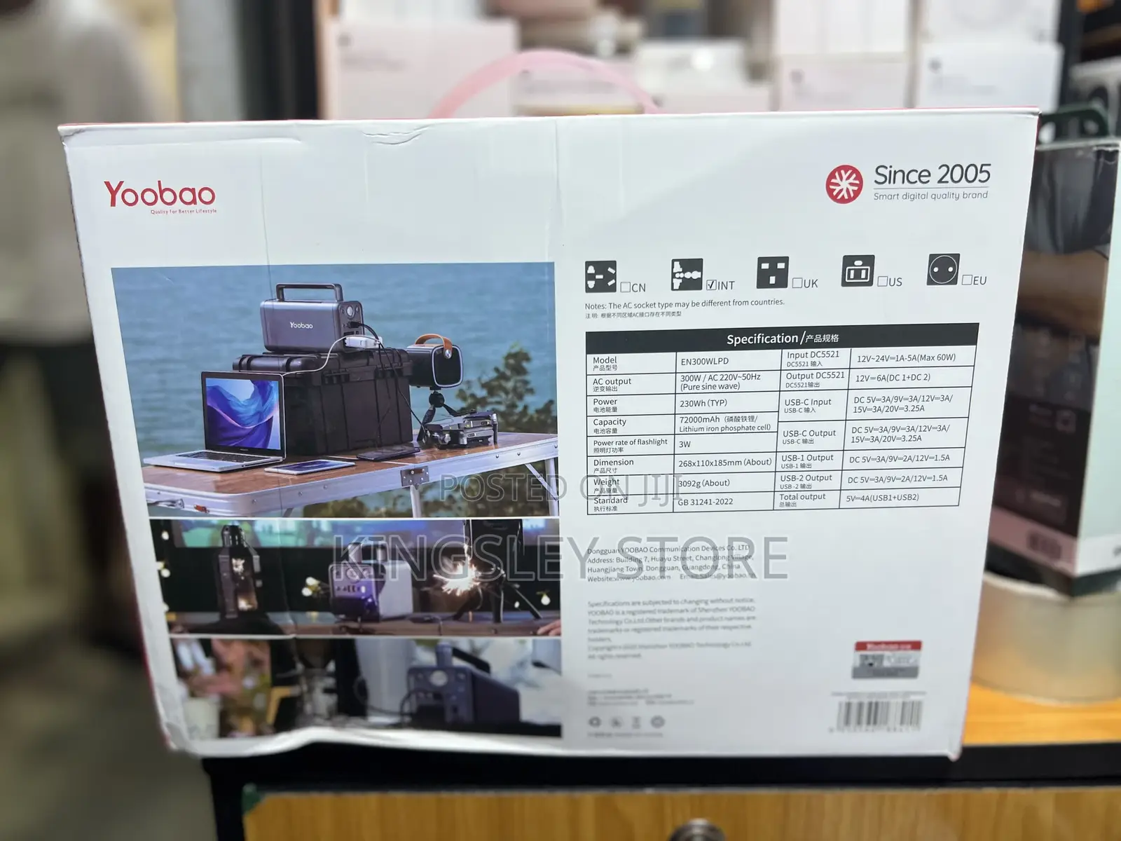 Yoobao 300w Portable Power Station Laptop Powerbank