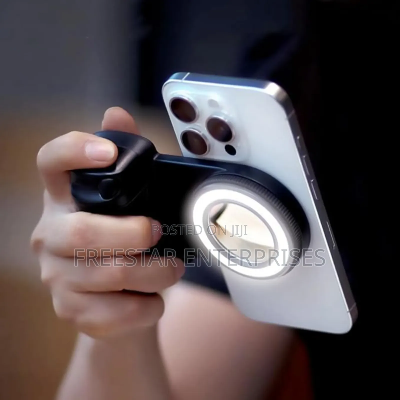 Magnetic Selfie Ring Light, Snap Grip