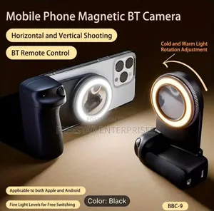 Magnetic Selfie Ring Light, Snap Grip