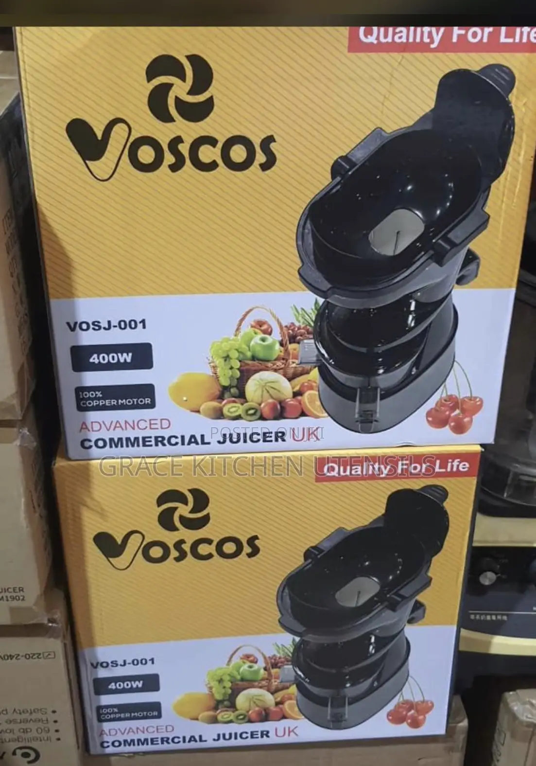 Voscos Slow Juicer Very Effective 400watts