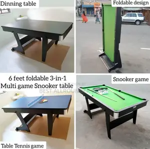 3 in 1 Foldable Snooker Board