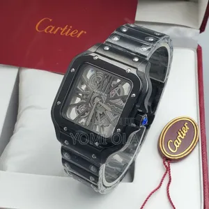 Santos De+Cartier Black Mens Watch