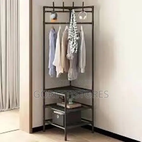 Corner Coat Rack
