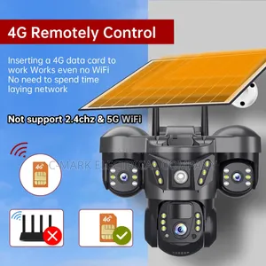 Solar Camera 4g Sim Outdoor Human Detection Night Vision