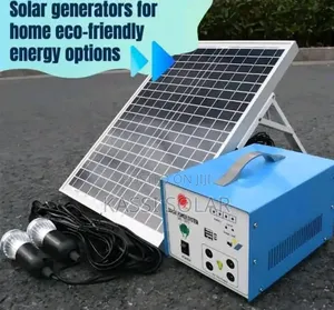 300watts Solar Generator With 159w Big Panel and 4 Bulbs
