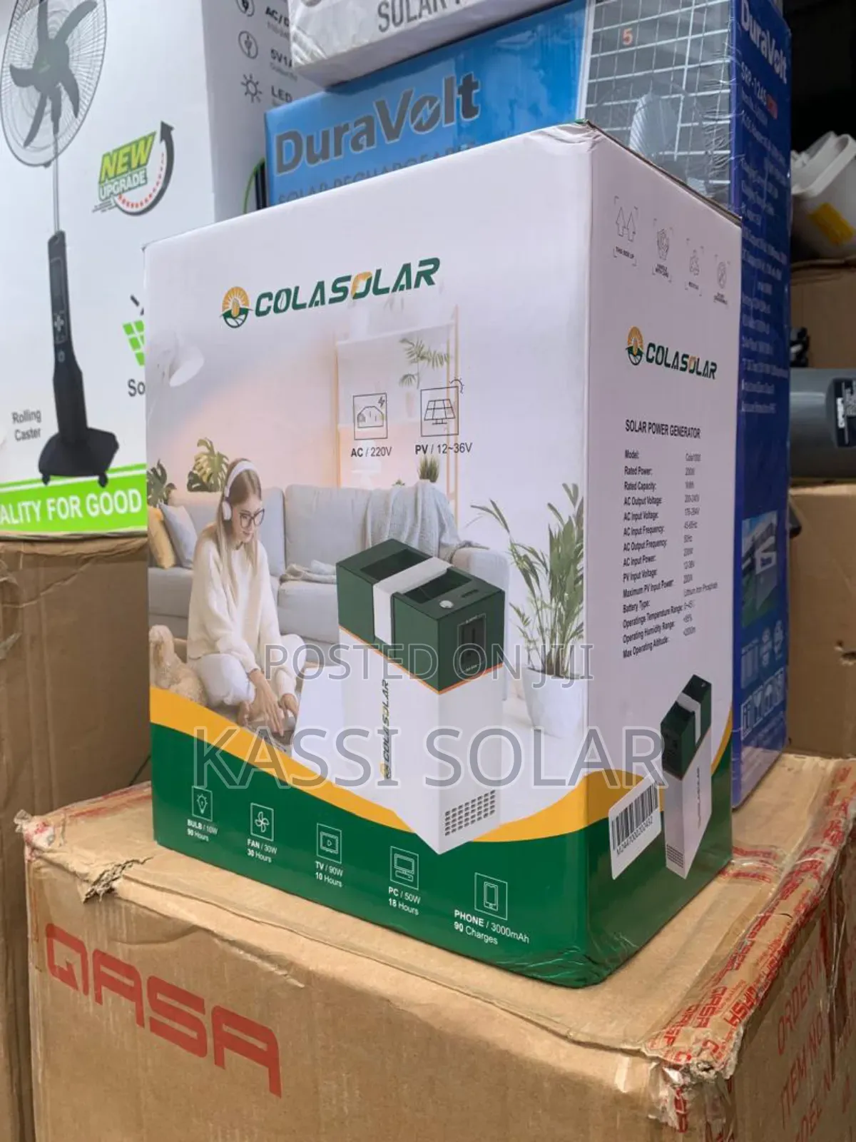 Ikva Solar Generator With Big Solar Panel