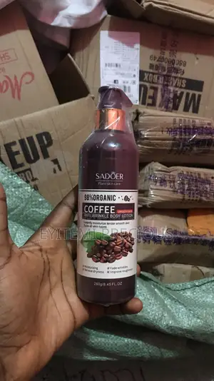 Photo - Sadoer 98% Organic Coffee Anti Wrinkle Body Lotion