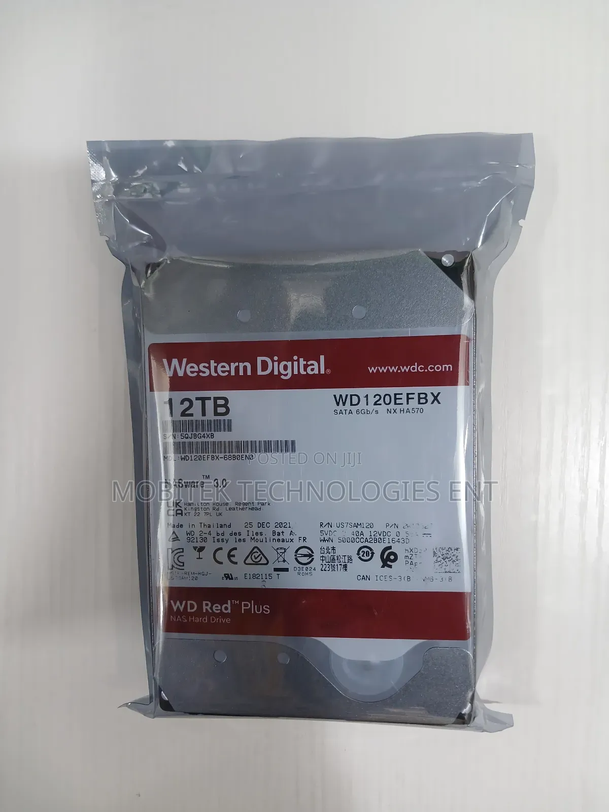 Wd 12tb Nas Sata Desktop Hard Drive