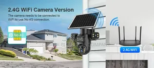 15mp Triple Lens Solar Camera Outdoor 30x Zoom