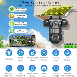 Powerful Outdoor 15mp 4 Lens Camera Humanoid Detection