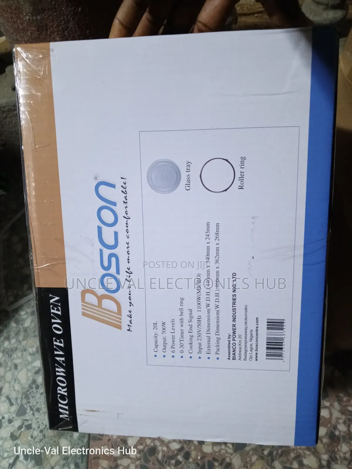 Boscon 20l Microwave Oven