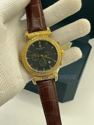 Photo - Patek Philippe Leather 2 Face High Quality Wrist Watch