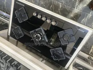 Phiima Glass Five Burner Gas Cooker With Two Years Warranty