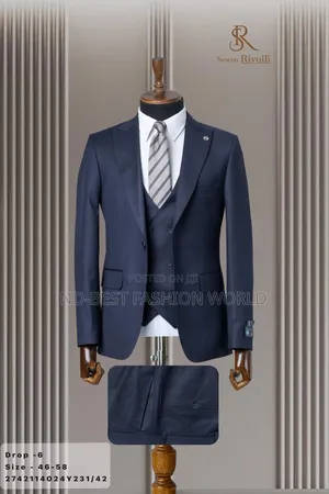 Black Luxury Senzo Revolli Suits