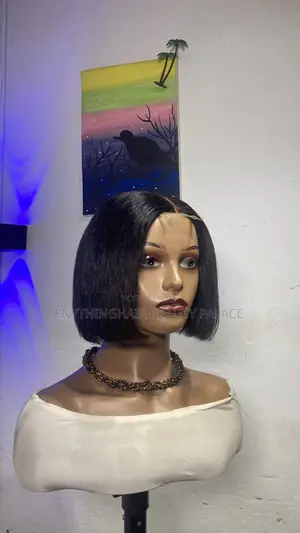 Short Bob Wig (Low-grade Human Hair )
