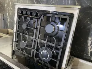 Phiima Stainless Four Burner Gas Cooker 60 by 50cm