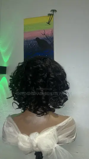 Mixed Curly Bob Wig