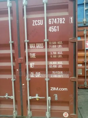 Empty Shipping Cargo Container