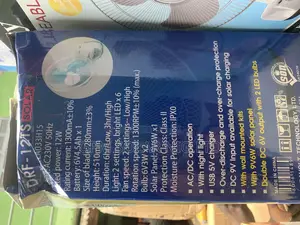 Solar Rechargeable Table Fan