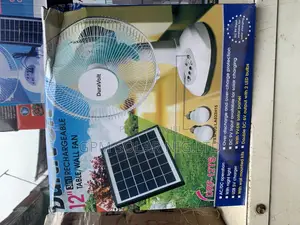 Solar Rechargeable Table Fan