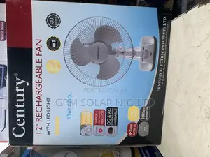 Solar Rechargeable Table Fan (Century Product)