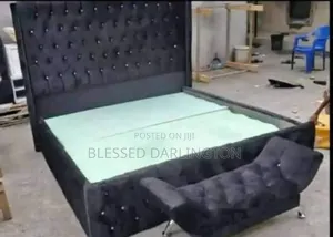 High Range Full Black Bed Frame