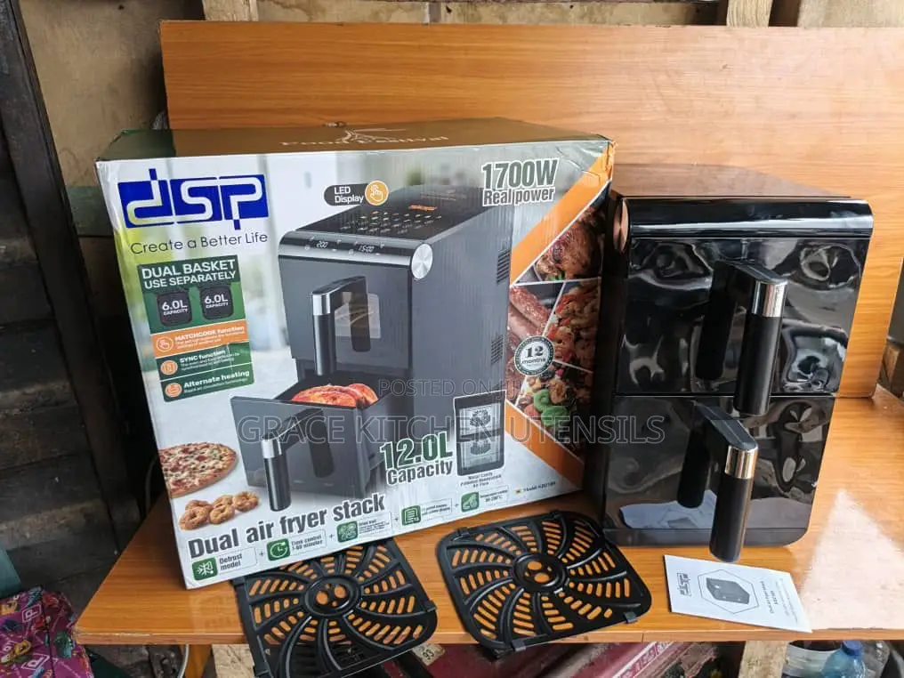 DSP Dual Stack Airfryer 12 Liters