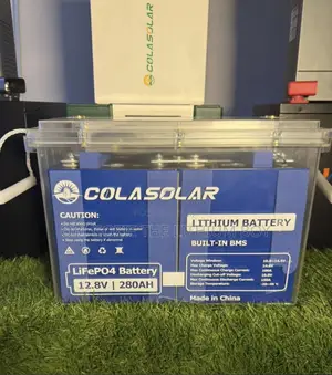 280ah 12.8v Cola Solar Lithium Lifepo4 Battery Is Available