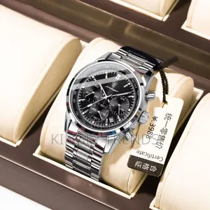 Photo - Poedagar Quality Chronograph Stainless Wristwatch