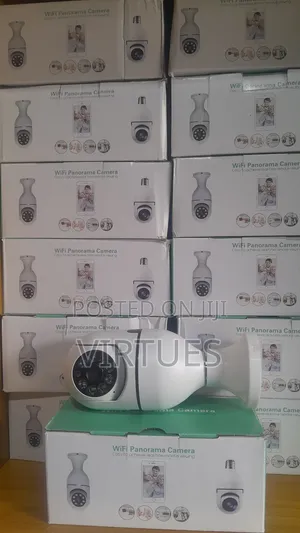 Wireless 360 Rotate Auto Tracking Panoramic Camera Bulb