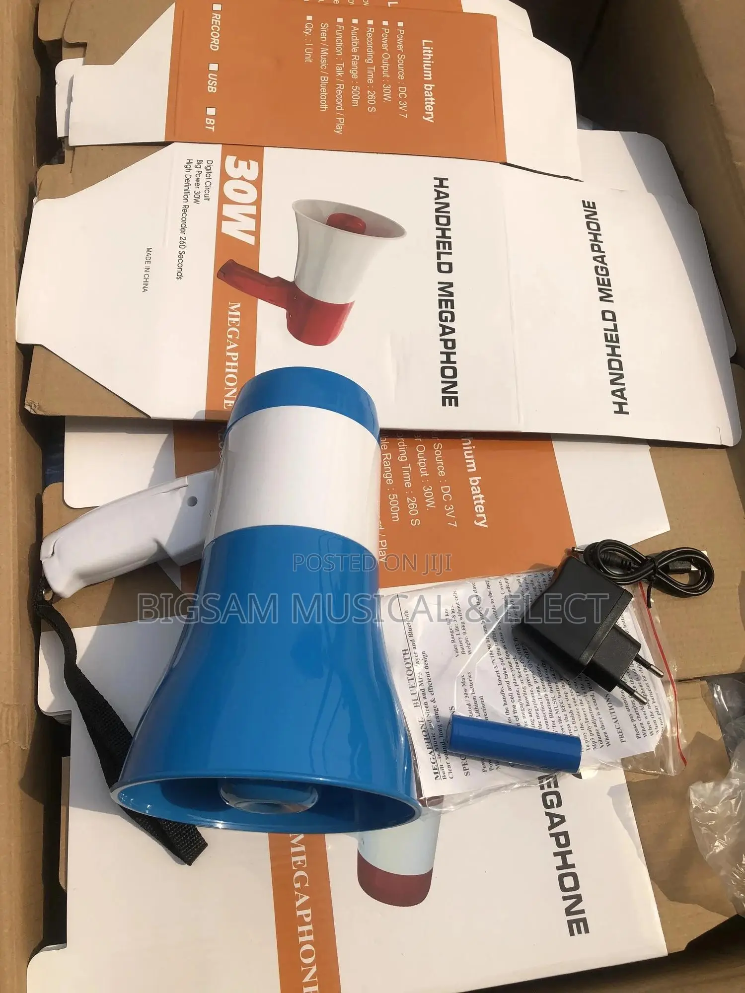 Protable Handle Rechargeable Megaphone