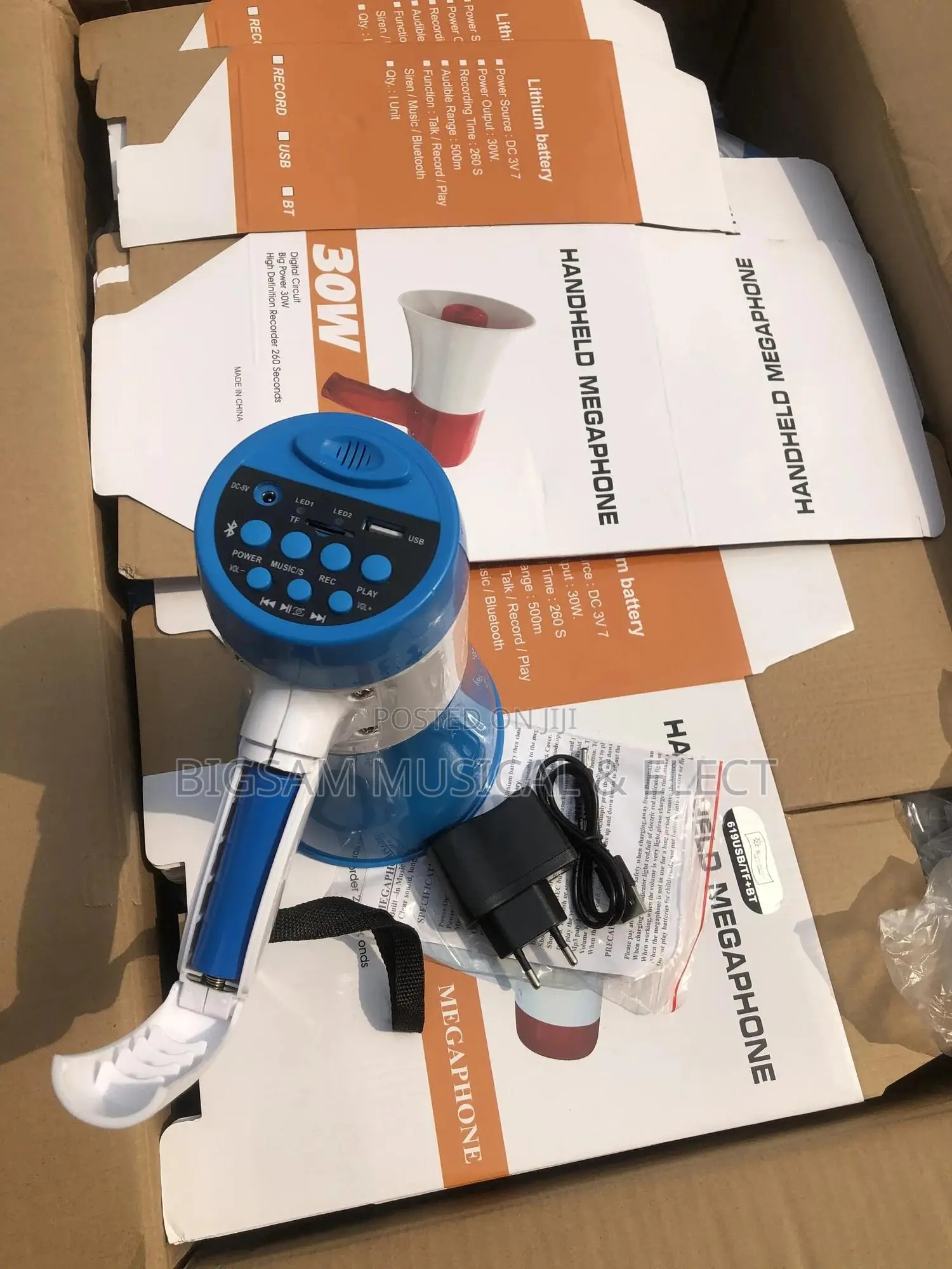 Protable Handle Rechargeable Megaphone