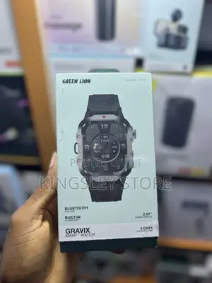 Green Lion Gravix Smart Watch - Black