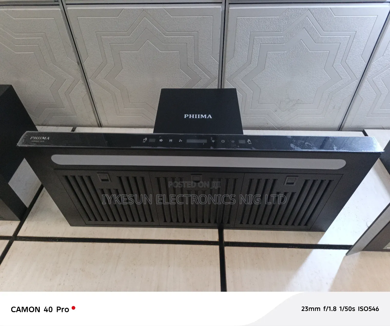 Original Phiima Inverter T-S Automatic Heat Extractor 90cm