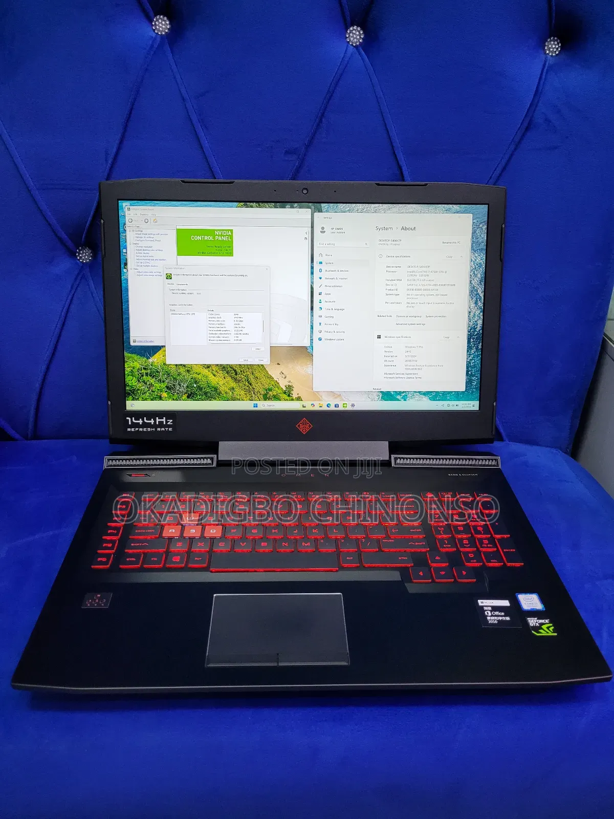Laptop HP Omen 17t 16GB Intel Core I7 SSD 512GB