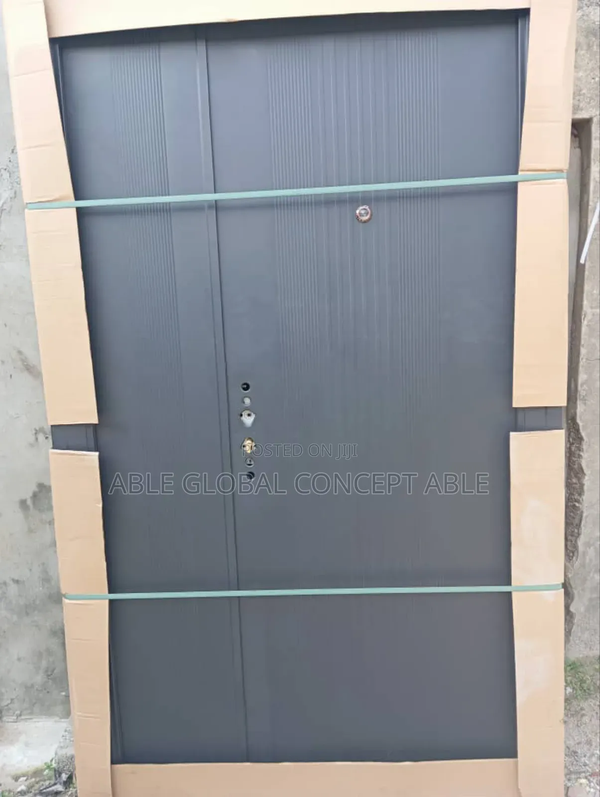 Steel Door Straight Line Design