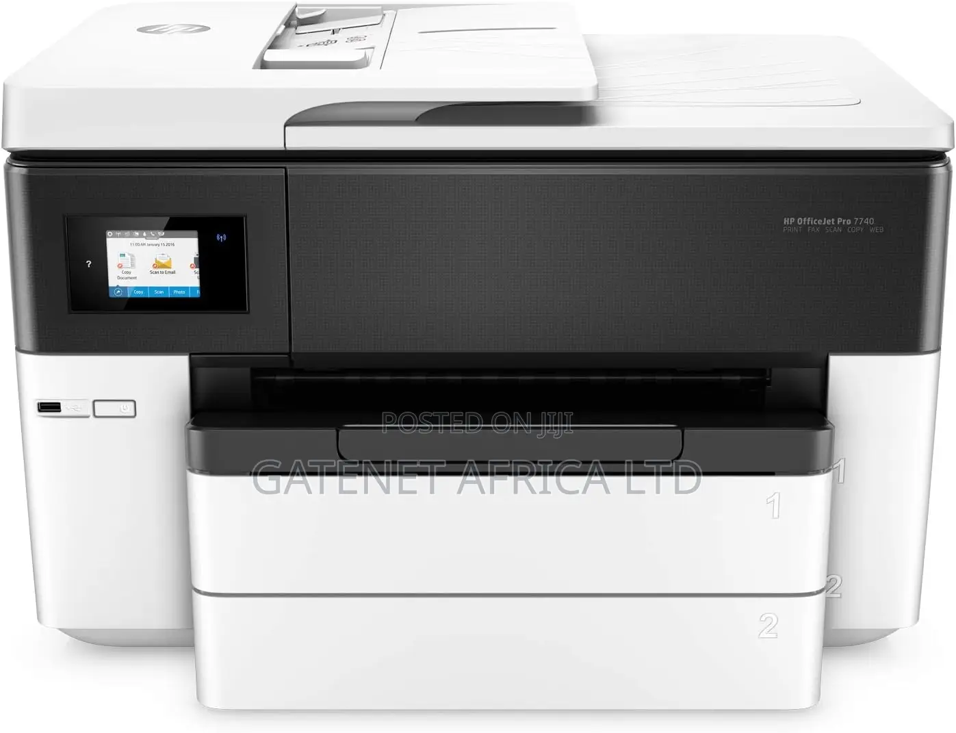 Hp Officejet Pro 7740 A3 All-in-One Color Wireless Printer