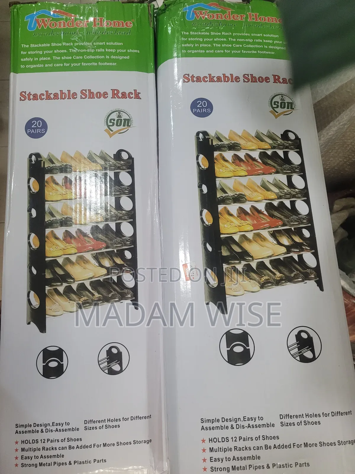 Stackable Shoe Rack.