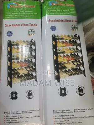 Stackable Shoe Rack.