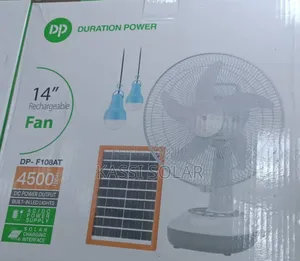 Dp Destop Top Solar Fan With Bulbs