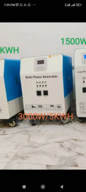 5kwh Solar Generator With 4 Big Panels