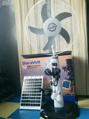 16 Inches Duravolt Solar Fan With Bulbs