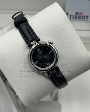 Photo - Original Tissot Black Genuine Leather Strap Watch in Store