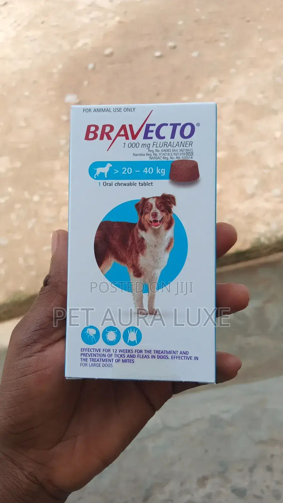 Bravecto Tick Tablet(20_40kg)