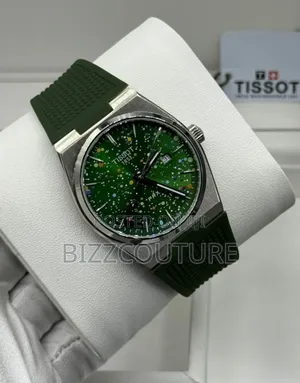Photo - Original Tissot Green Rubber Strap Watch in Store