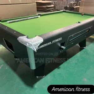 American Fitness Pool Table, Marble And Coin Operated