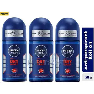 Photo - Nivea Dry Impact Roll-on for Men 72h 50ml (3 Pack)